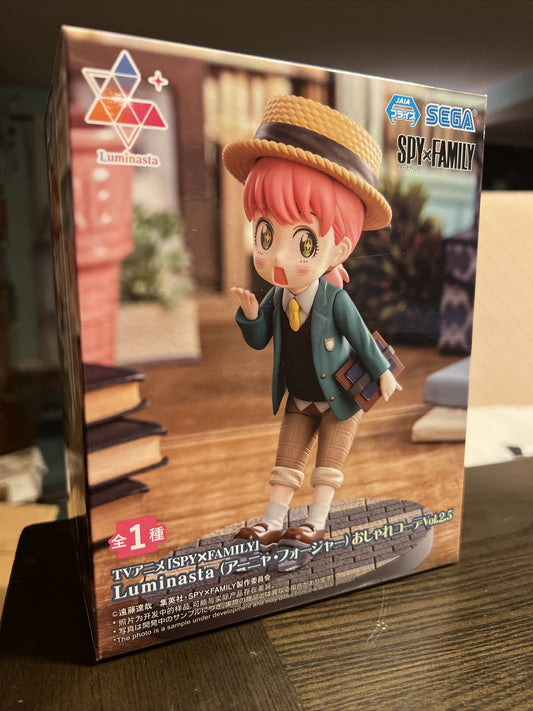 SPY X FAMILY LUMINASTA ANYA FORGER STYLISH LOOK V2.5 FIGURE NEW JAPAN IMPORT