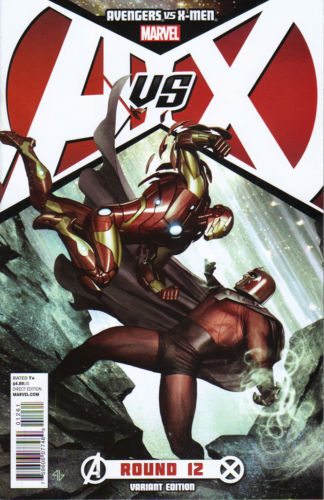 Marvel AVX AVENGERS VS X-MEN #12 1:25 Adi Granov Variant NM
