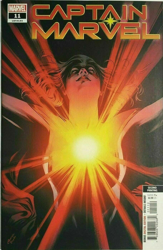 CAPTAIN MARVEL #11 VARIANT COVER 2nd PRINT NM MARVEL 2019 STAR