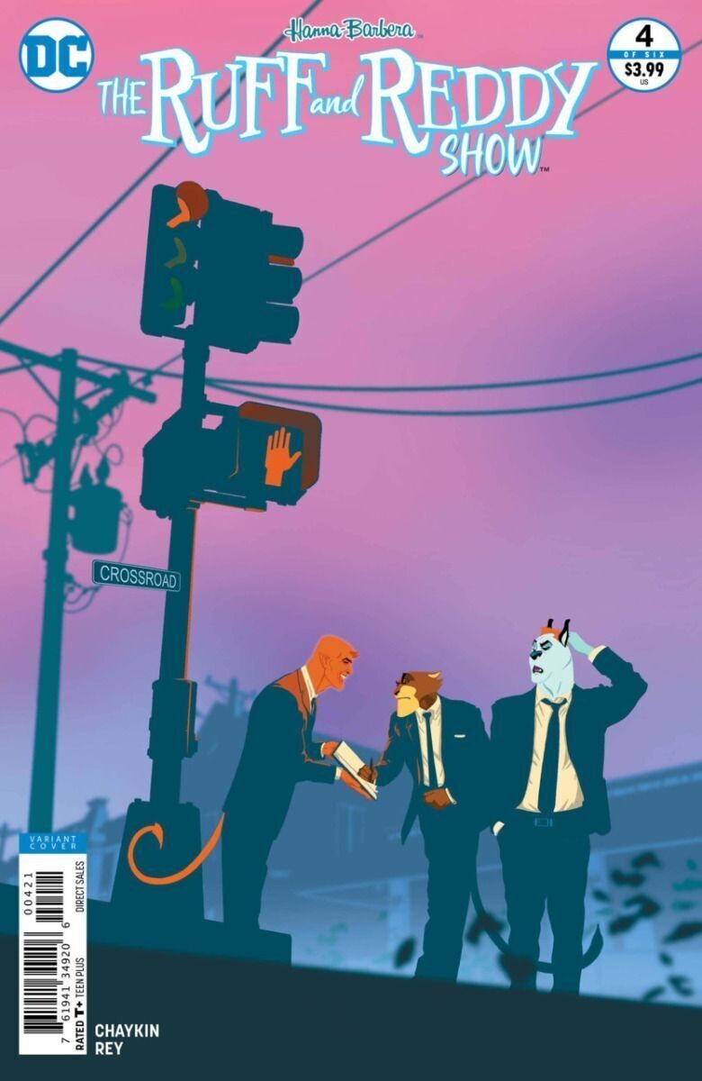 RUFF & REDDY SHOW #4 OF 6 DC NM HOWARD CHAYKIN COVER 2017