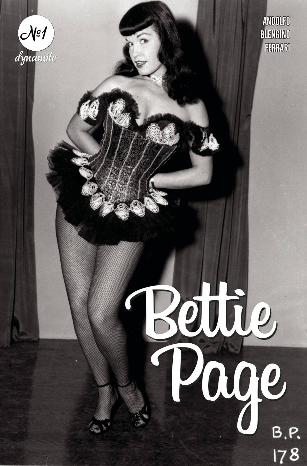 BETTIE PAGE #1 COSPLAY VARIANT ANDOLFO FERRARI COMICS 2023 VF/NM
