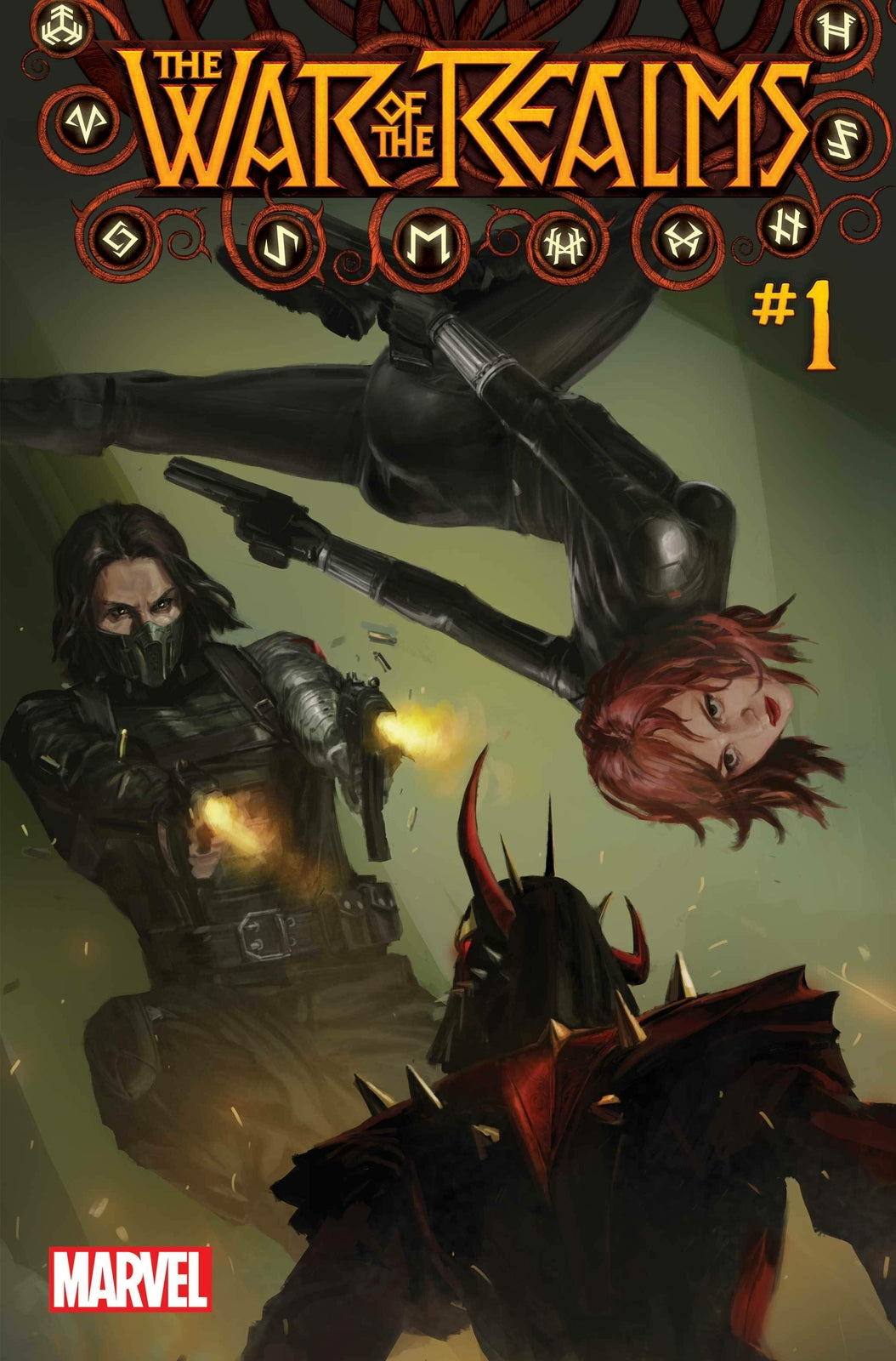 WAR OF REALMS #1 PYEONG JUN PARK VARIANT MARVEL NM 1ST PRINT 2019