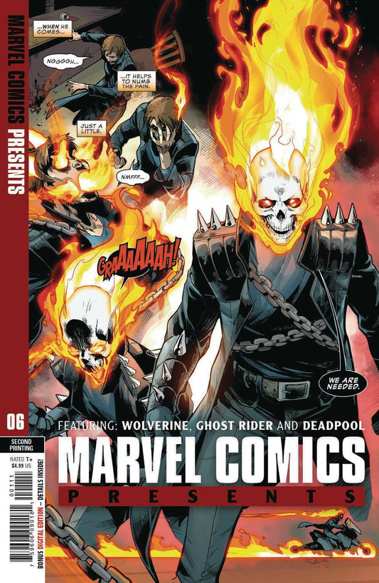 MARVEL COMICS PRESENTS #6 VARIANT COVER NM MARVEL 2019 2nd PRINT GHOST RIDER