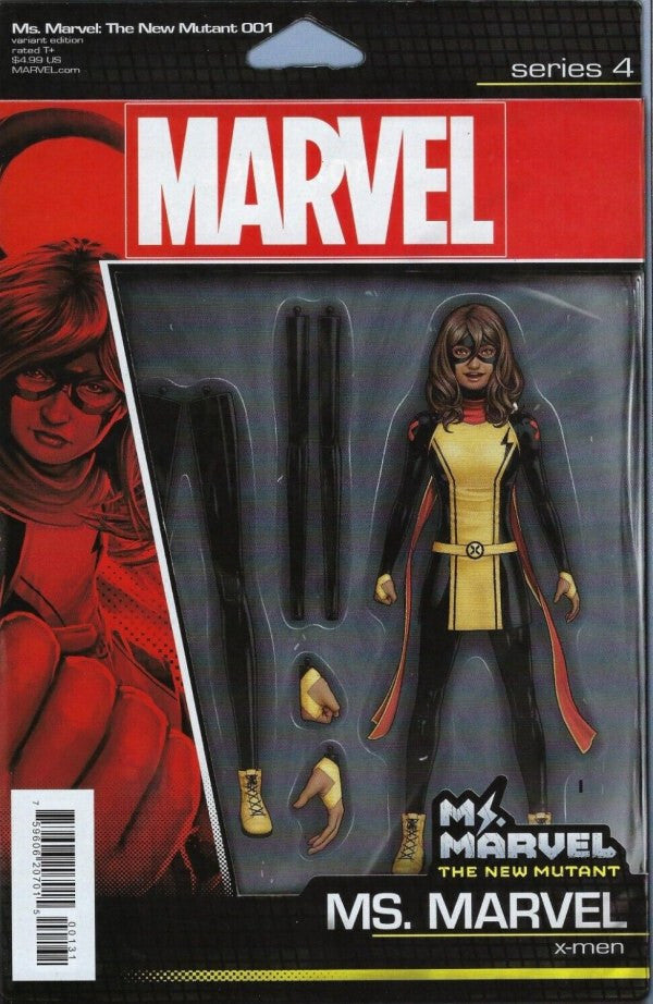 MS MARVEL NEW MUTANT #1 NM 1ST PRINT ACTION FIGURE COVER MARVEL COMICS 2023