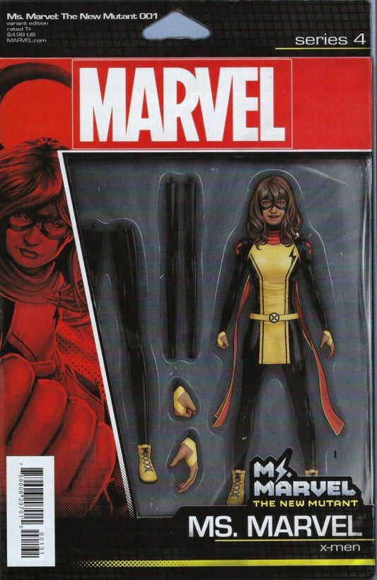 MS MARVEL NEW MUTANT #1 NM 1ST PRINT ACTION FIGURE COVER MARVEL COMICS 2023