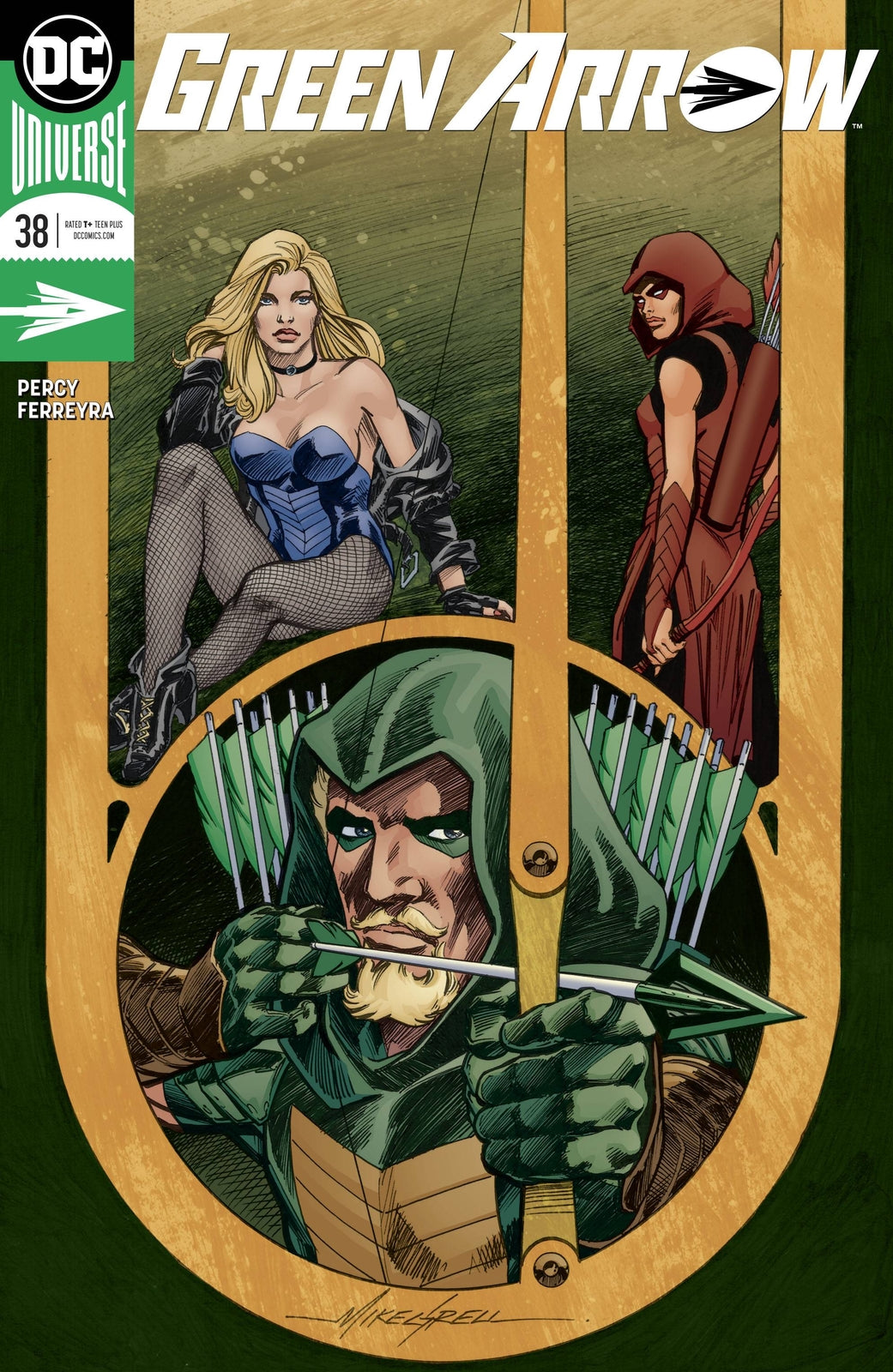GREEN ARROW #38 VARIANT REBIRTH DC  NM