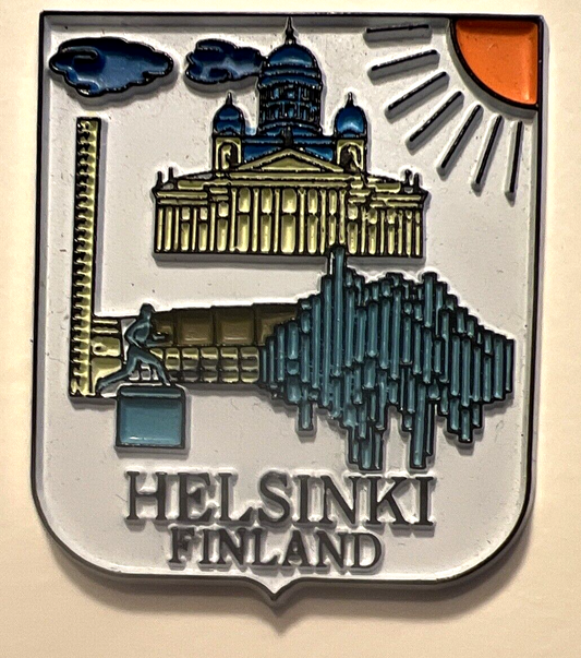 Helsinki Finland Tourist Travel Souvenir Refrigerator Fridge Magnet