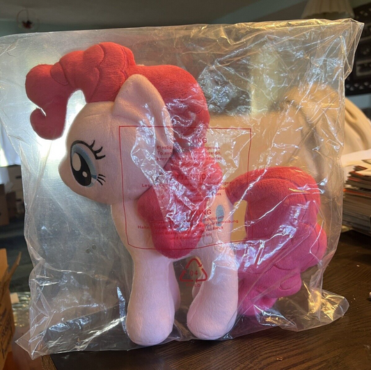 MY LITTLE PONY PINKIE PIE 11" PLUSH 4DE 4TH DIMENSION ENTERTAINMEN NEW NO TAG!