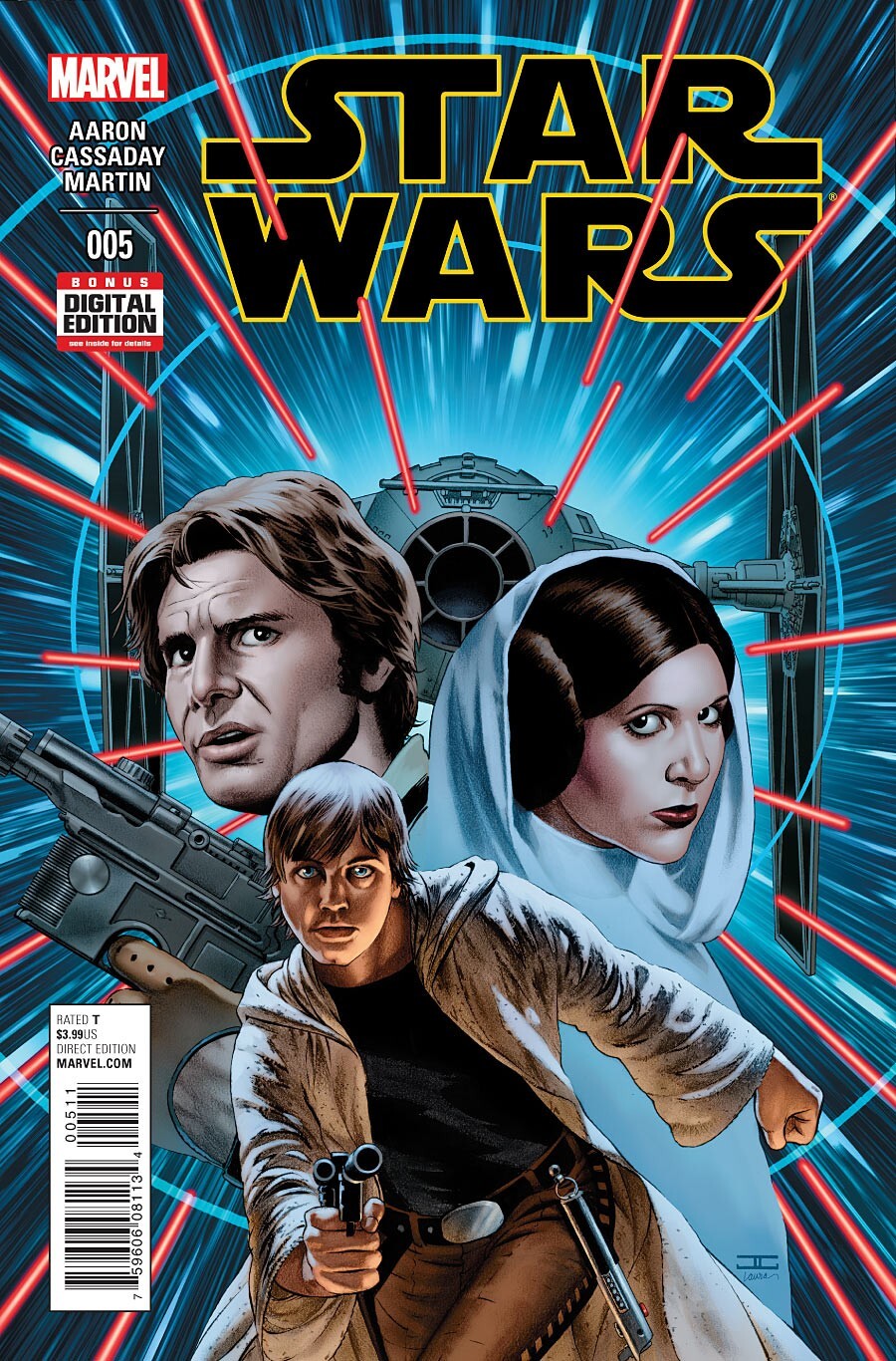 STAR WARS #5 MAIN COVER NM 1ST PRINT MARVEL COMICS 2015