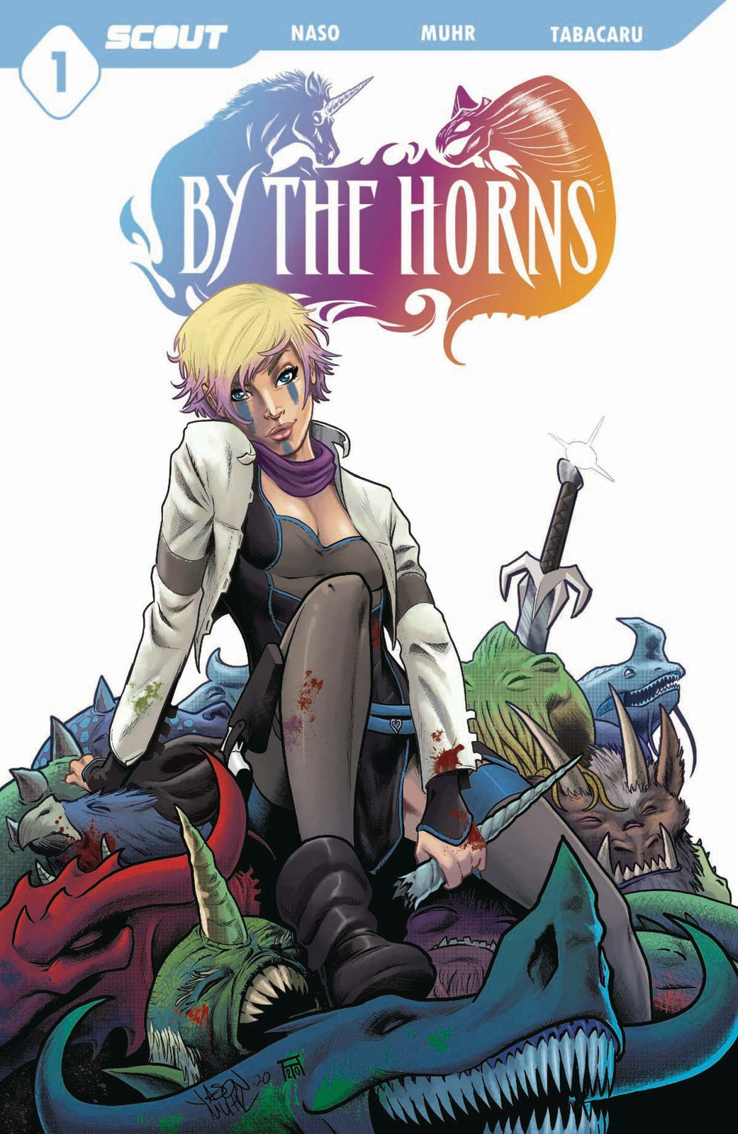 BY THE HORNS #1 SCOUT COMICS 1ST PRINT NM 2021