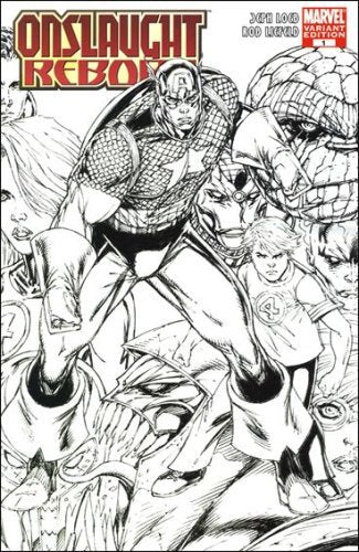 ONSLAUGHT REBORN #1 ROB LIEFELD SKETCH VARIANT COVER NM 1ST PRINT