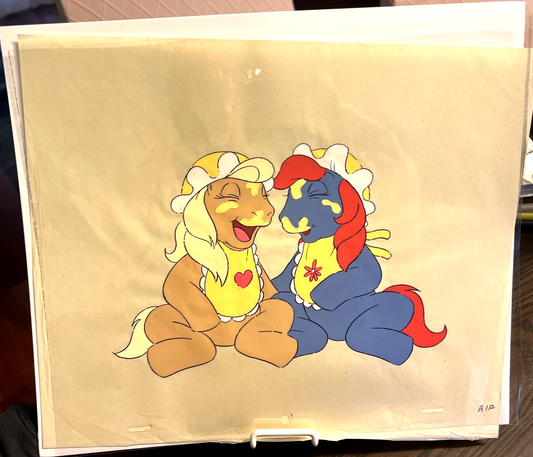 MY LITTLE PONY VINTAGE ANIMATION CEL PRODUCTION ART CARTOON 1986