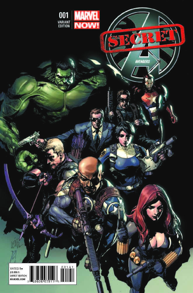 SECRET AVENGERS #1 YU VARIANT 1:50 MARVEL NOW NM 1st PRINT 2013