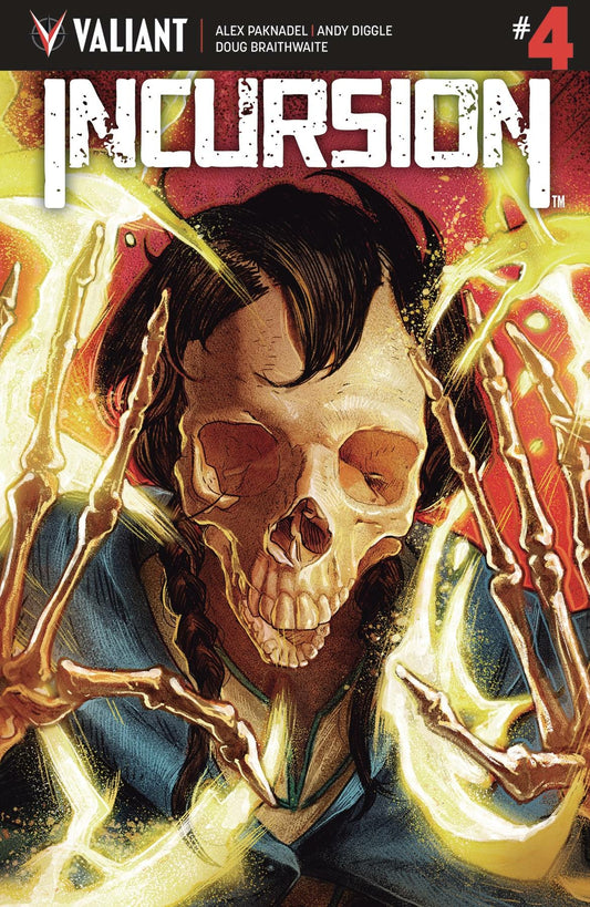 INCURSION #4 COVER B GUEDES VALIANT NM 1ST PRINT 2019