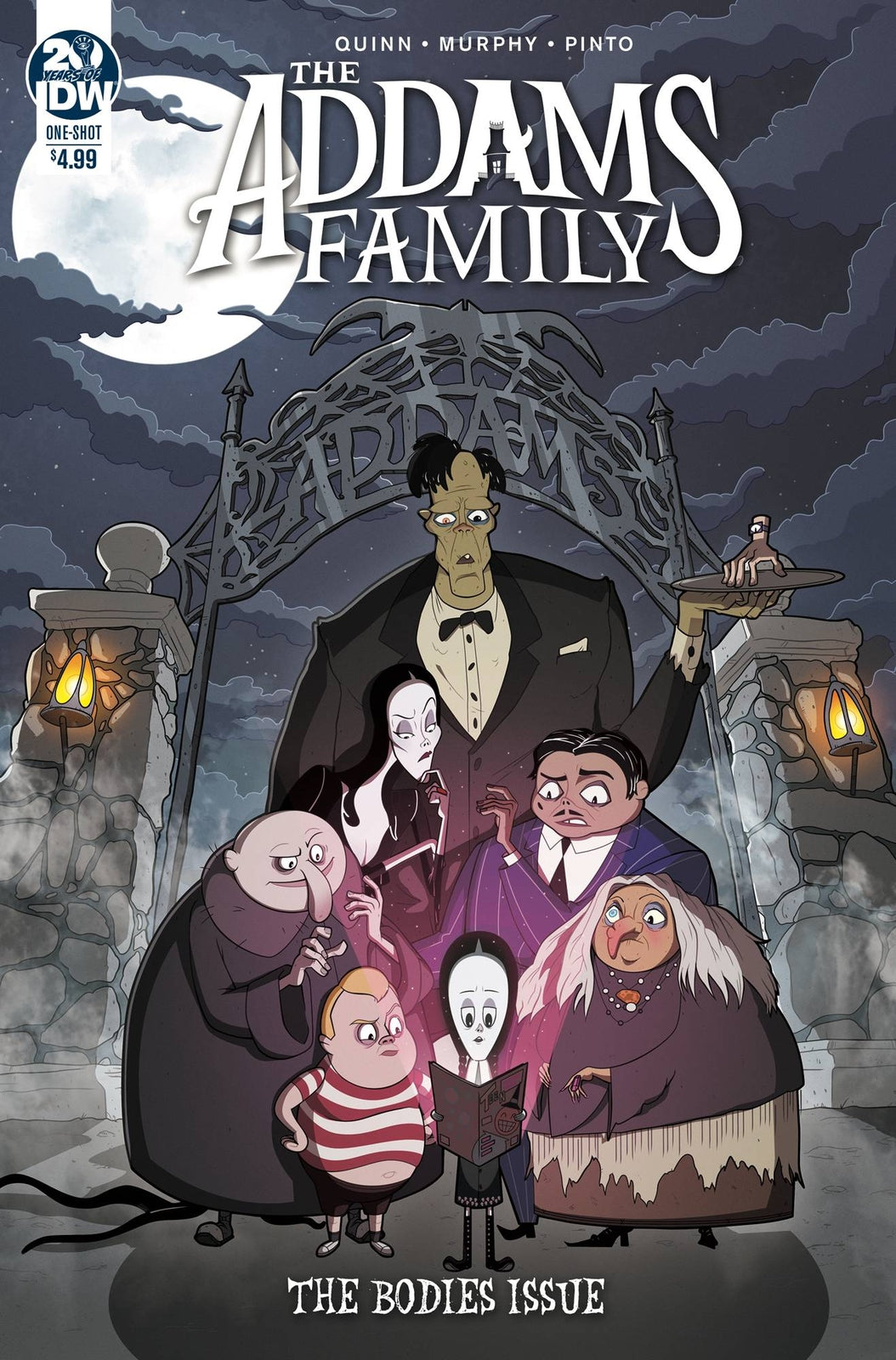ADDAMS FAMILY THE BODIES COVER A MURPHY IDW NM 1ST PRINT 2019