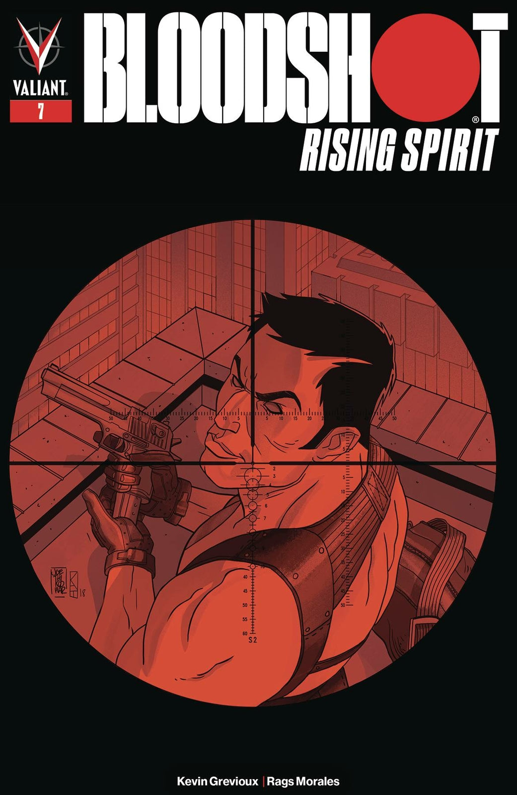 BLOODSHOT RISING SPIRIT #7 COVER B JOTHIKUMAR VALIANT NM 1ST PRINT 2019