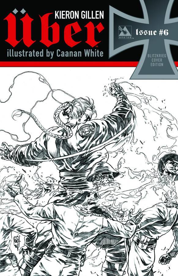 UBER #6 BLITZKRIEG LIMITED EDITION RETAILER INCENTIVE COVER AVATAR 2013