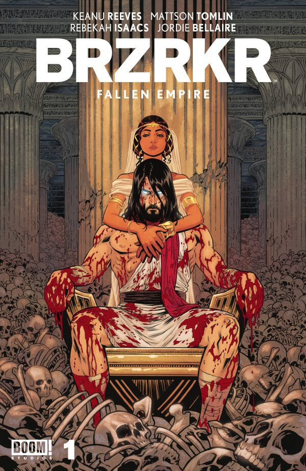BRZRKR FALLEN EMPIRE #1 NM 1ST PRINT ISAACS FOIL VARIANT BOOM! STUDIOS 2023