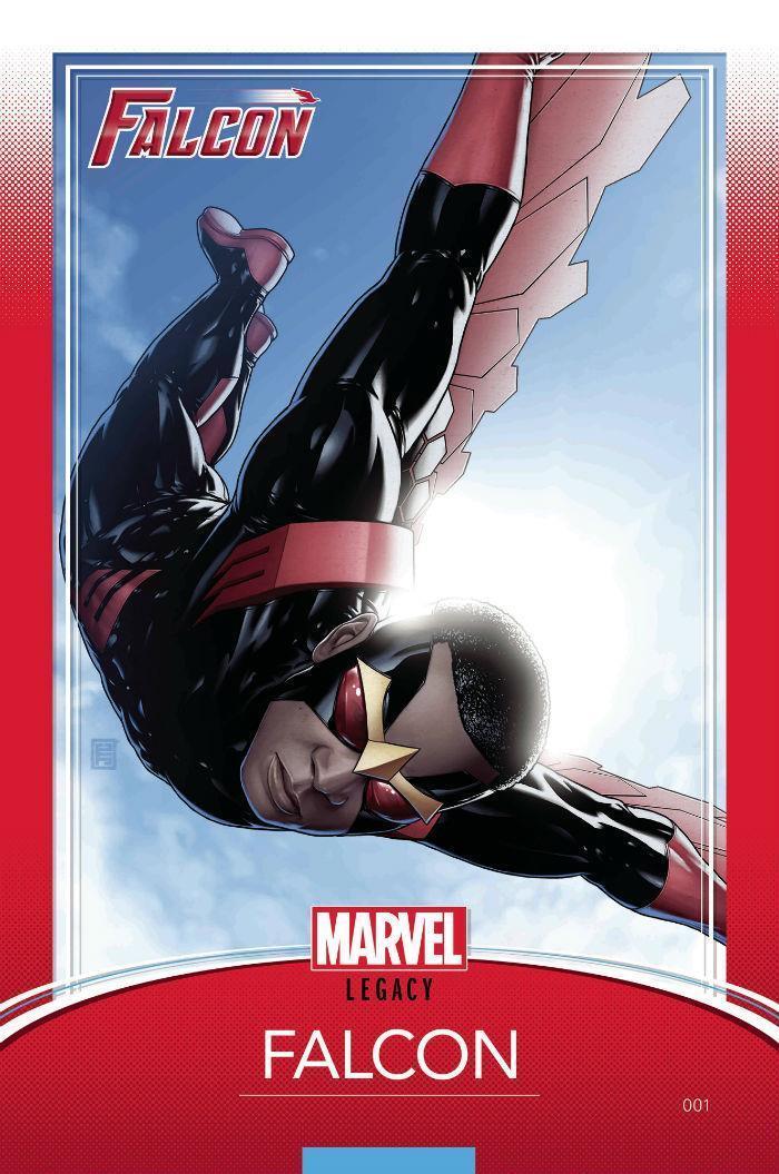 FALCON #1 CHRISTOPHER TRADING CARD VARIANT NM 1st Print MARVEL LEGACY