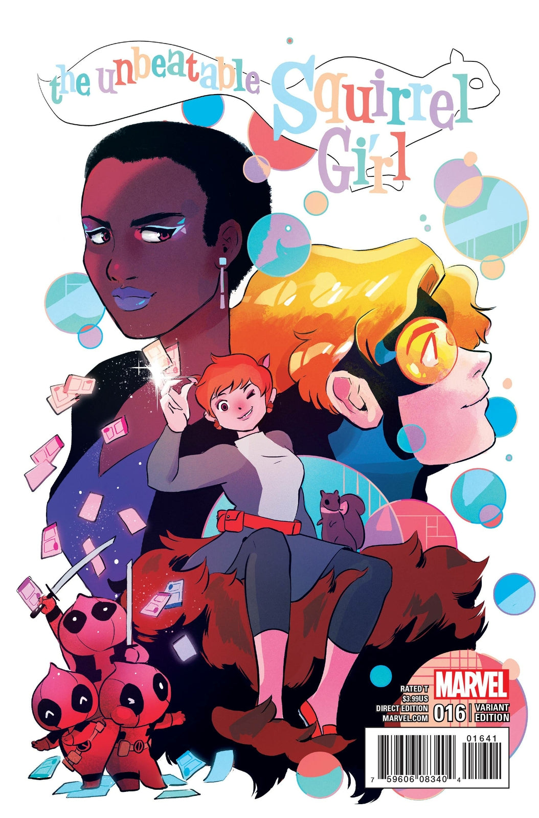 UNBEATABLE SQUIRREL GIRL #16 ALLEGRI 1:25 VARIANT MARVEL 2017