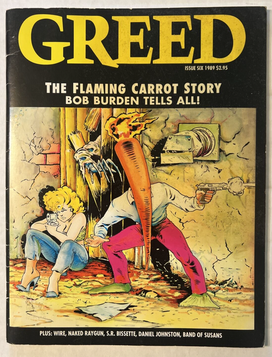 Greed Magazine #6 1989 First App Milk and Cheese by Evan Dorkin VG+
