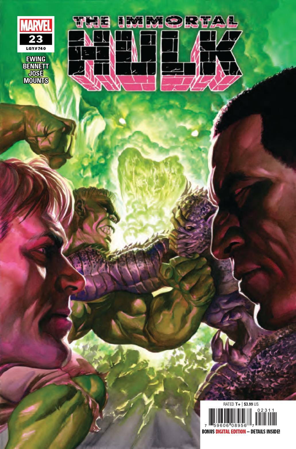 IMMORTAL HULK #23 MAIN COVER ALEX ROSS NM MARVEL 2019 1ST PRINT