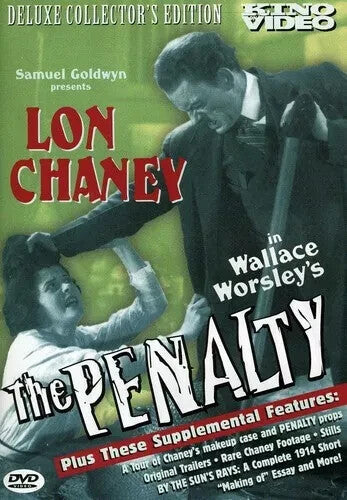 The Penalty DVD 1920 SILENT KINO VIDEO  LON CHANEY CLASSIC WITH POSTCARD INSERT