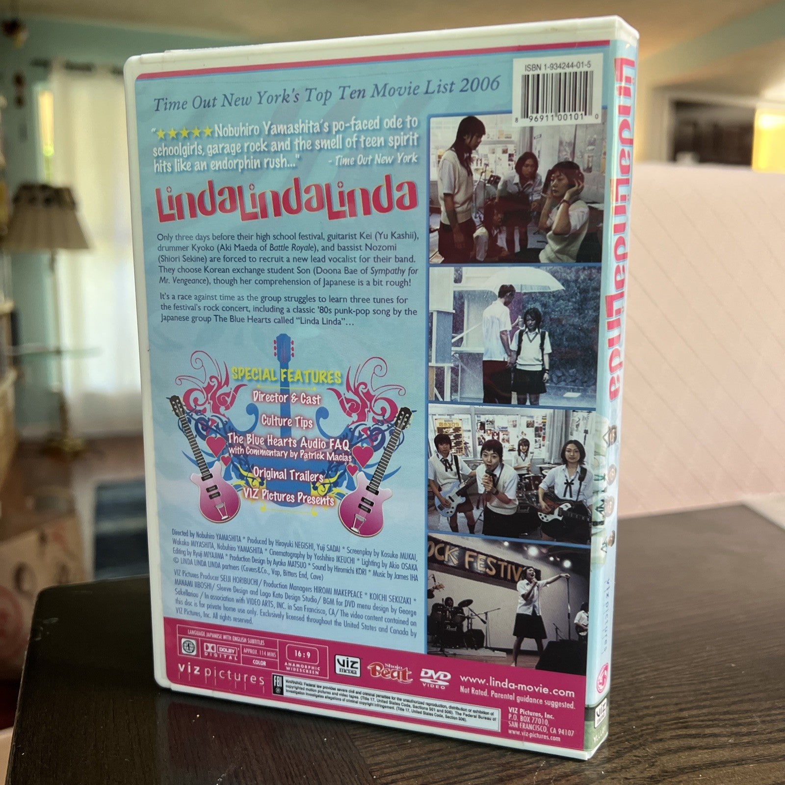 Linda Linda Linda 2005 VIZ DVD - The Blue Hearts - Girl Punk Band Linda Lindas