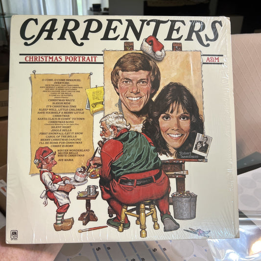 Carpenters Christmas Portrait 1978 Vinyl Album A&M Records Shrink Wrap in place
