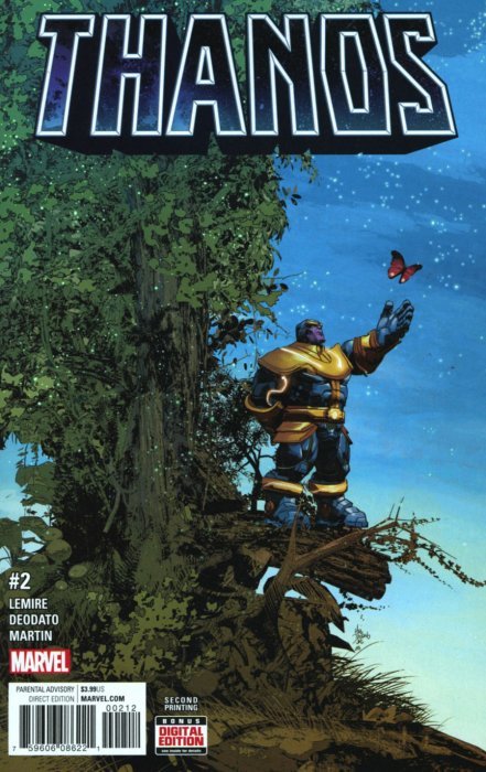 THANOS #2 MARVEL COMICS NM 2ND PRINT DEODATO VARIANT