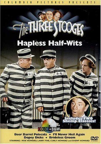 Three Stooges Hapless Half-Wits Beer Barrel Polecat DVD Region 1 Color and B&W