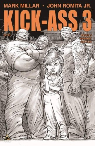 KICK-ASS 3 #3 JOHN ROMITA SKETCH VARIANT M.MILLAR NM 1ST PRINT