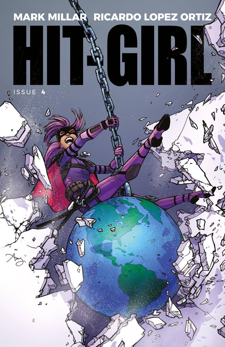HIT-GIRL #4 COVER A REEDER  IMAGE NM