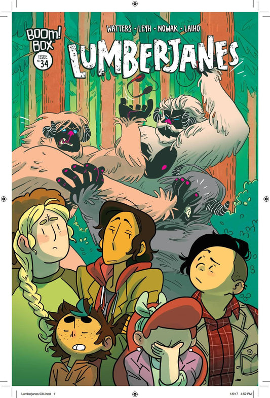 LUMBERJANES #34 WATTERS LEYH NM 1ST PRINT BOOM! 2016
