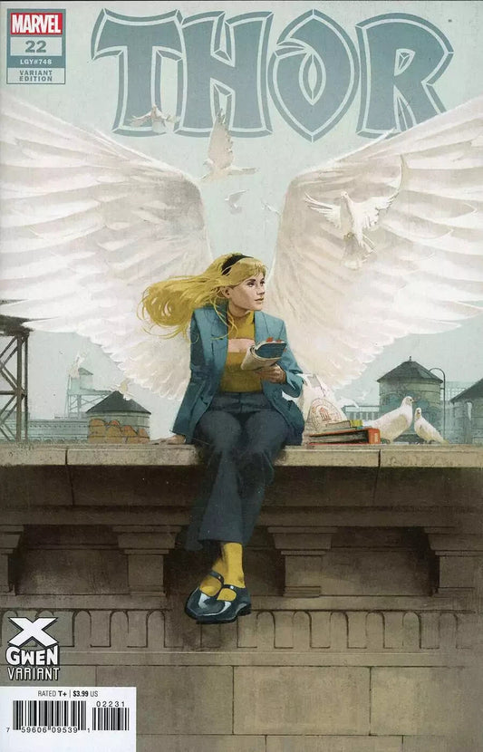 THOR #22 GWEN X-GWEN VARIANT COVER MARVEL COMICS 2022 NM