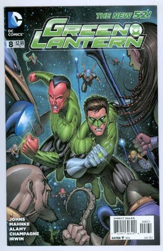 GREEN LANTERN #8 KEOWN VARIANT JOHNS NM 1ST PRINT
