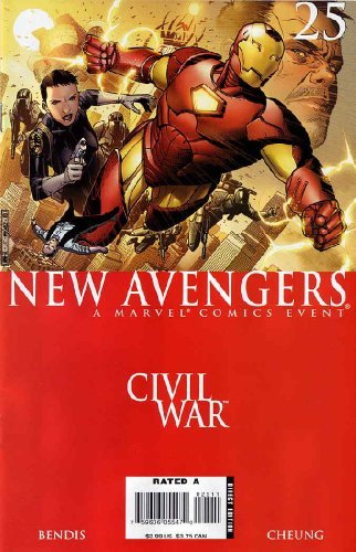 NEW AVENGERS #25 CW (THE NEW AVENGERS VOLUME ONE) BRIAN BENDIS JIM NM 1ST PRINT