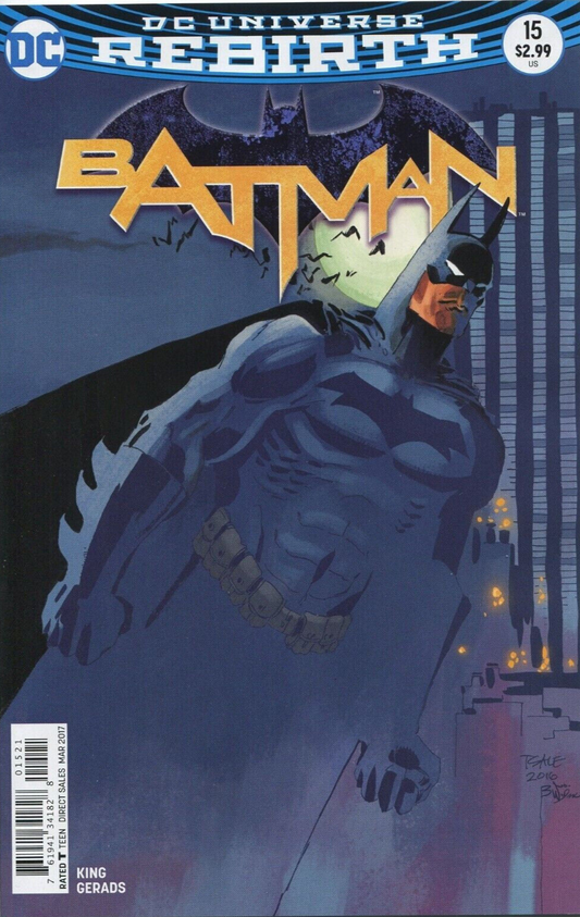 BATMAN #15 DC COMICS REBIRTH 2017 NM KING GERADS TIM SALE VARIANT COVER EDITION