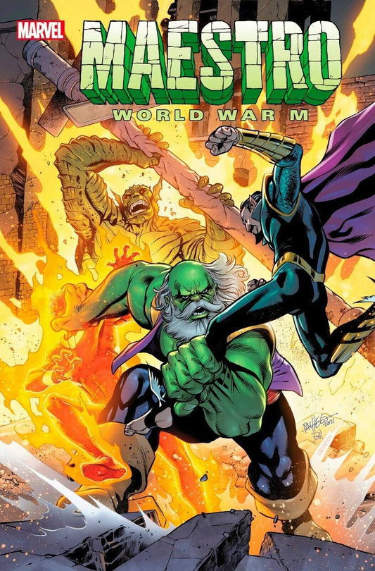 MAESTRO WAORLD WAR M #1 MAIN COVER PETER DAVID PERALTA FERRY MARVEL NM 2022