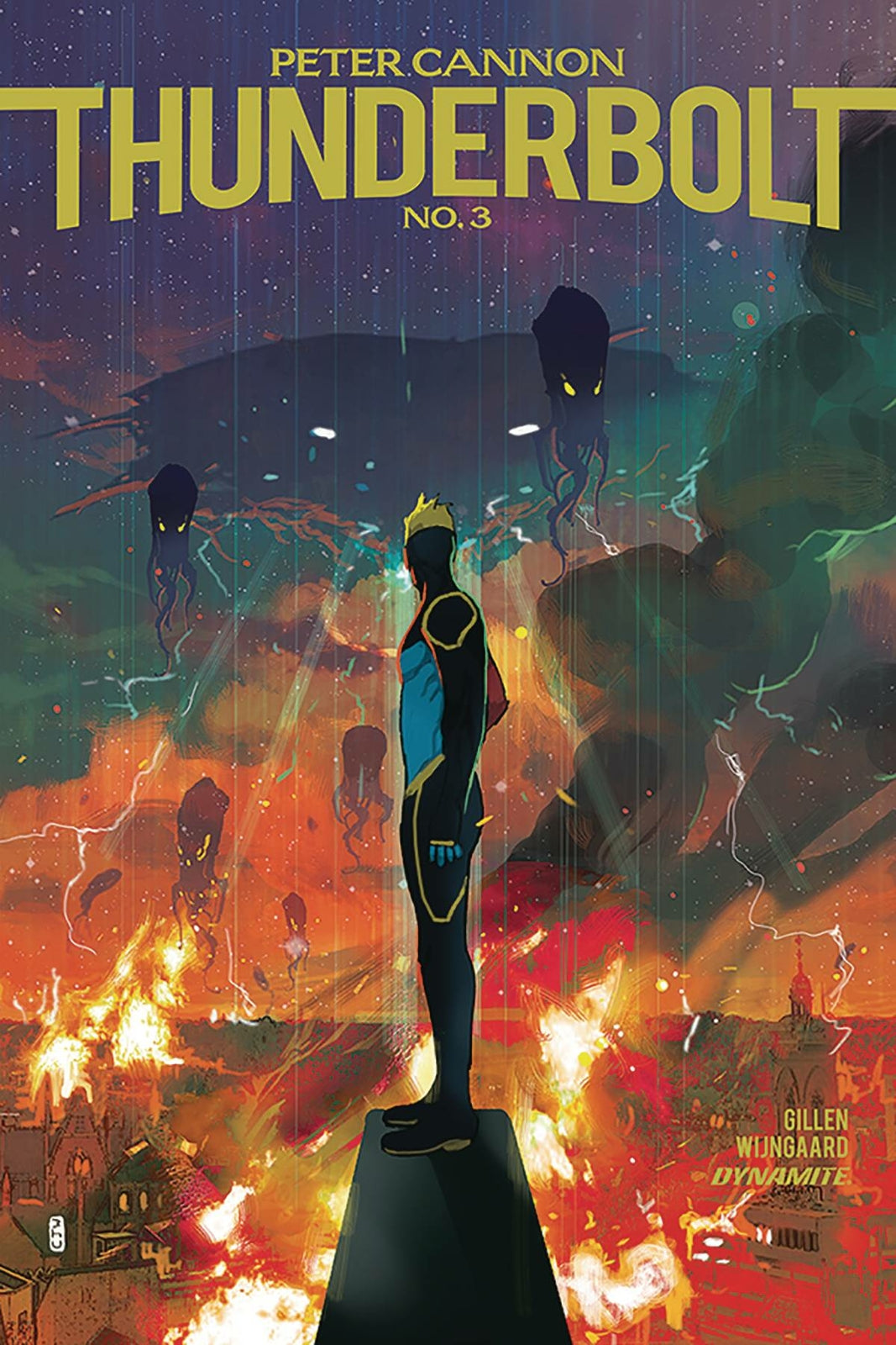 PETER CANNON THUNDERBOLT #3 COVER A WARD DYNAMITE VF/NM 1ST PRINT 2019