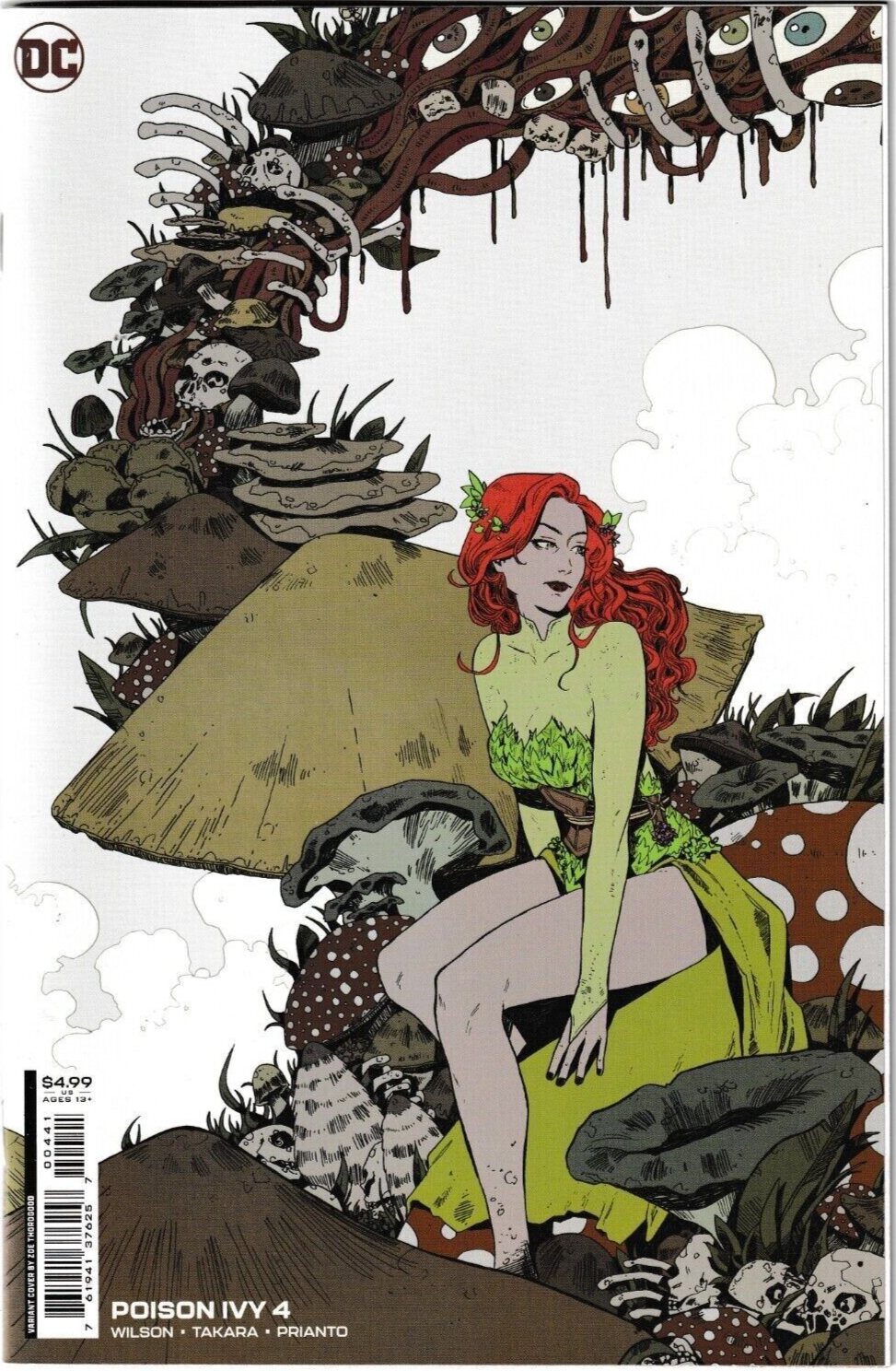 POISON IVY #4 ZOE THOROGOOD MIS-SHIP ERROR VARIANT 2022 DC COMIC NM 1ST PRINT