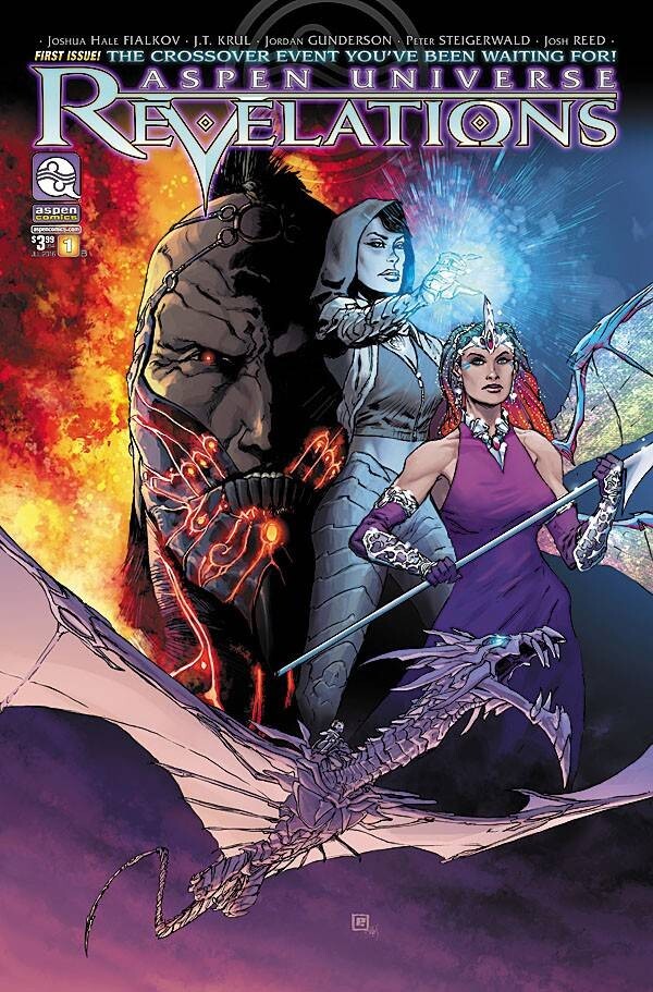 REVELATIONS #1 VAR B FIALKOV KRUL GUNDERSON STEIGERWALD REED ASPEN 2016 NM