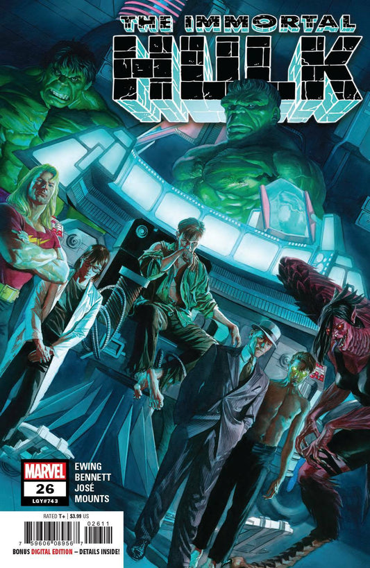 IMMORTAL HULK #26 ALEX ROSS MAIN COVER MARVEL NM 1ST PRINT 2019