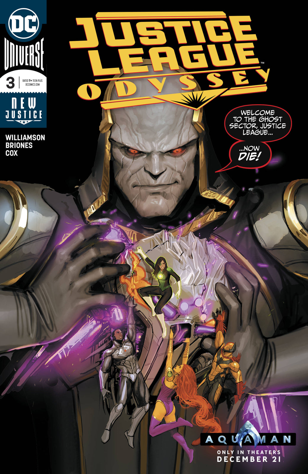 JUSTICE LEAGUE ODYSSEY #3 (RES) DC NM 1ST PRINT 2018