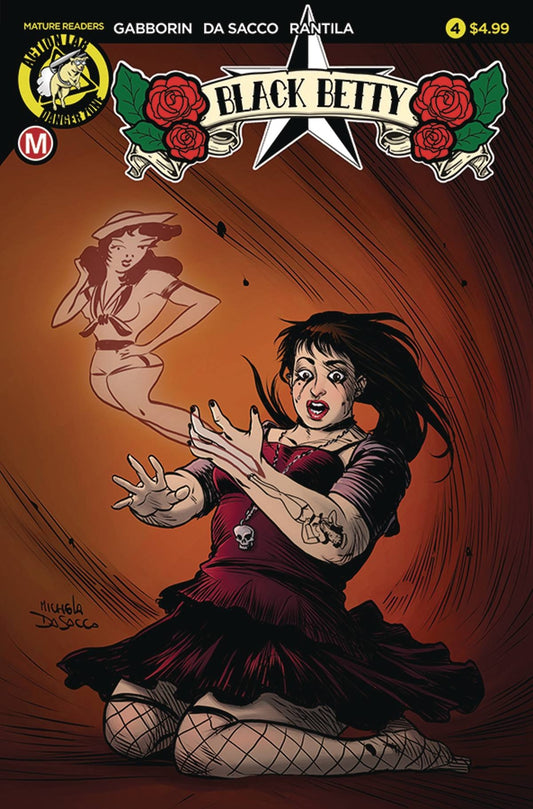BLACK BETTY #4 COVER A DA SACCO ACTION LAB NM