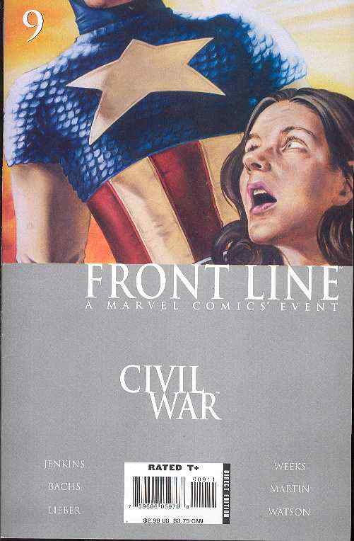 Civil War Front Line #9 2006 VF/NM Marvel Comics 2006