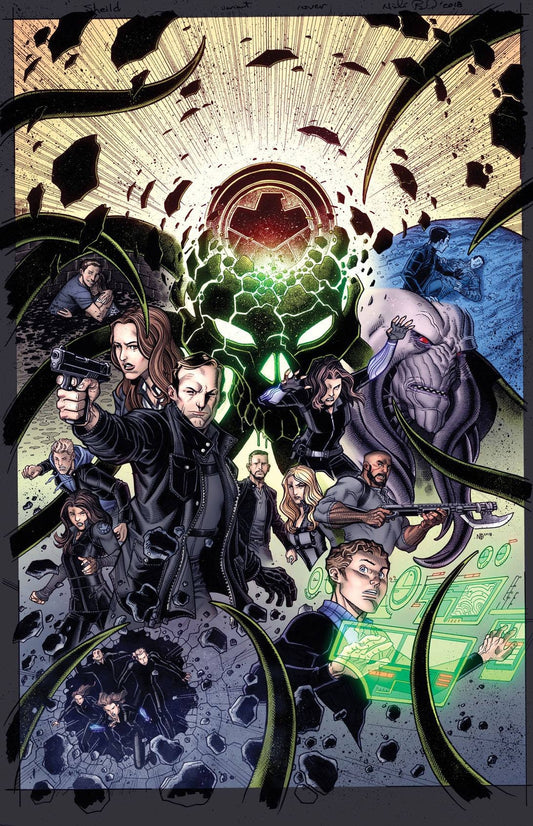 INFINITY COUNTDOWN #1 OF 5 SHIELD ROAD TO 100 VARIANT MARVEL  NM