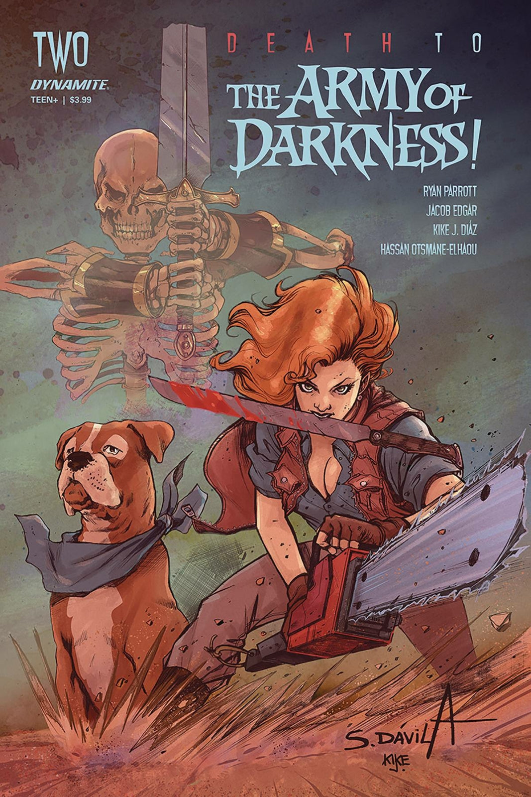 DEATH TO ARMY OF DARKNESS #2 COVER B DAVILA DYNAMITE NM 1ST PRINT 2020