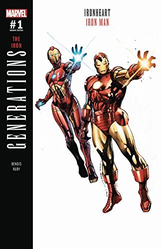 GENERATIONS IRON MAN & IRONHEART #1 COIPEL VARIANT NM 1ST PRINT