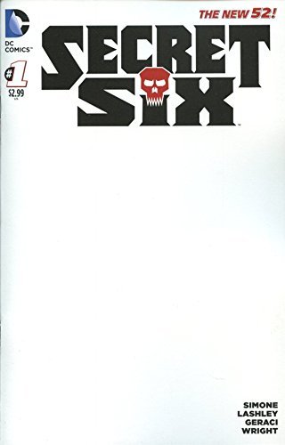 SECRET SIX #1 BLANK VARIANT  NM 1ST PRINT